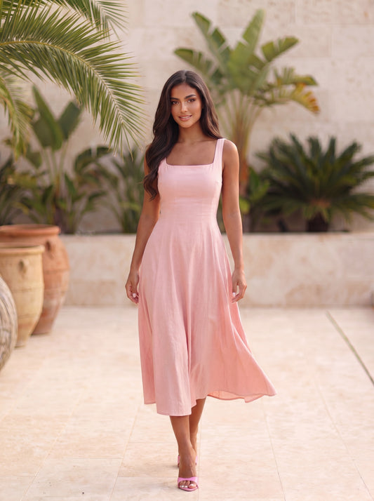 Vestido Amelie Rosa