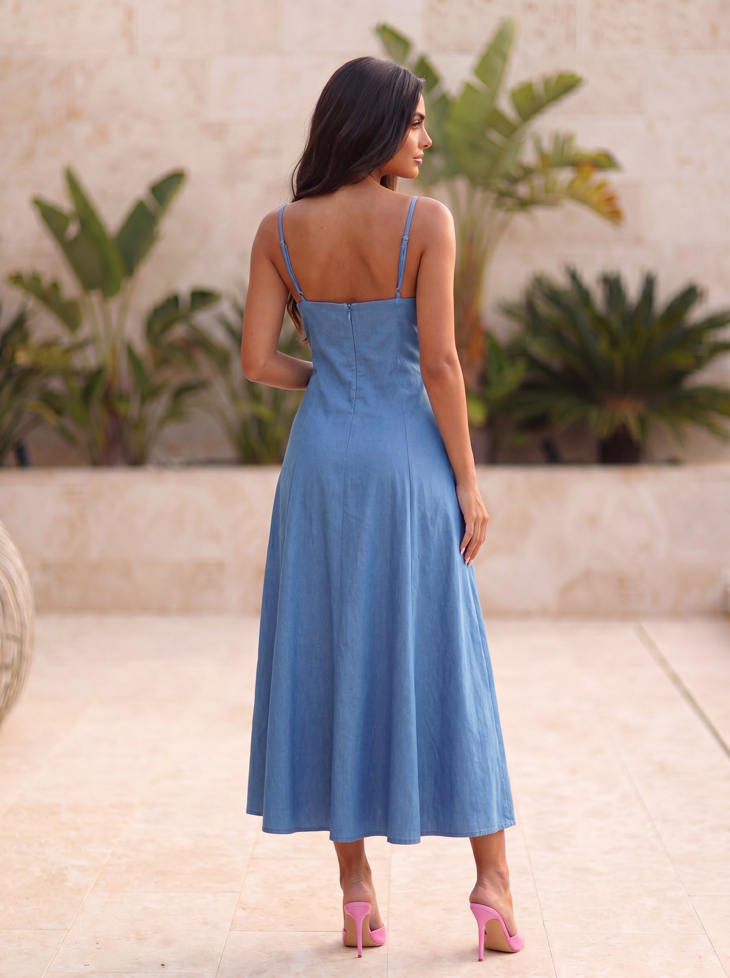 Vestido Nápoles Azul
