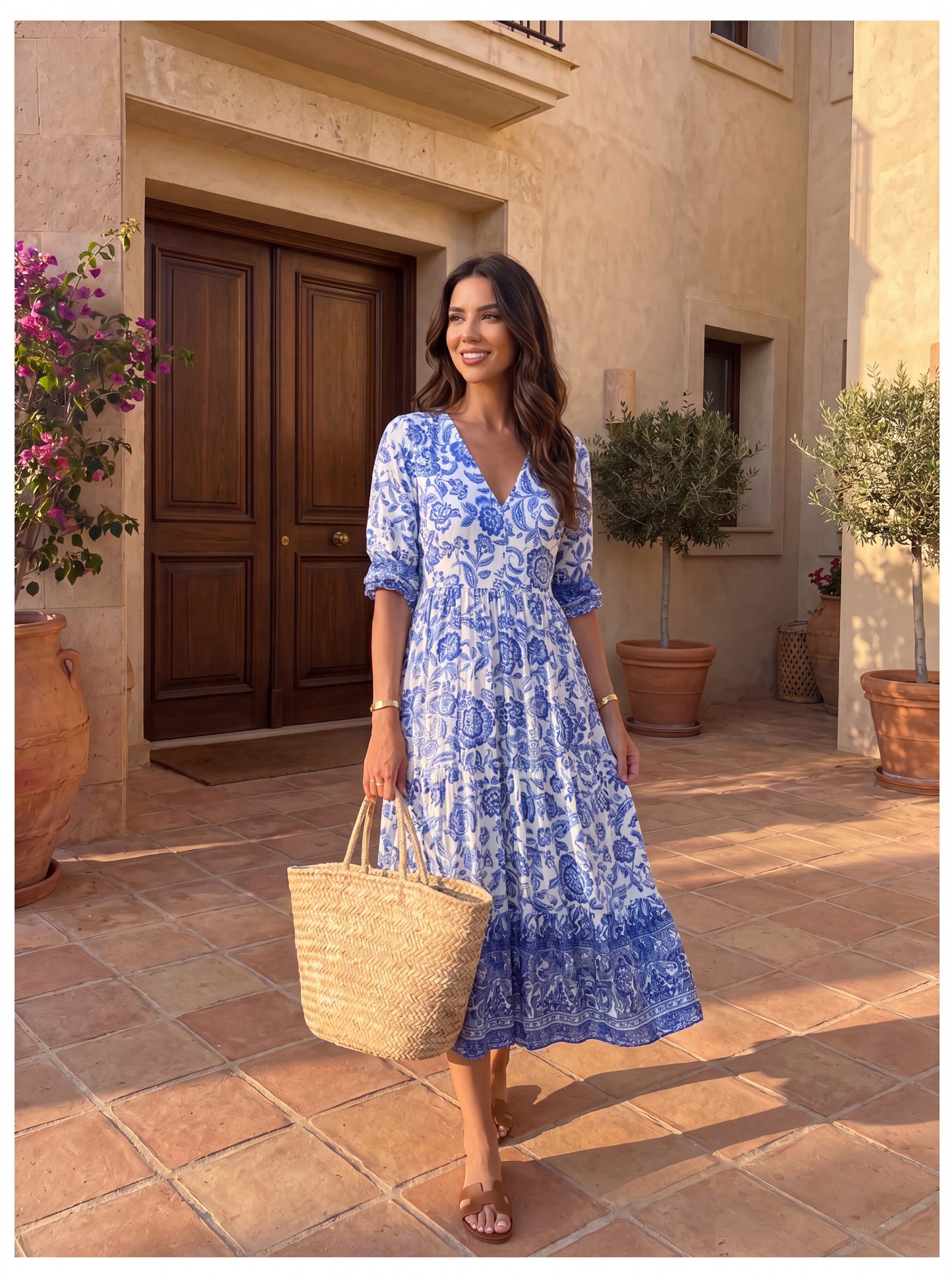 Vestido Floral Riviera Test