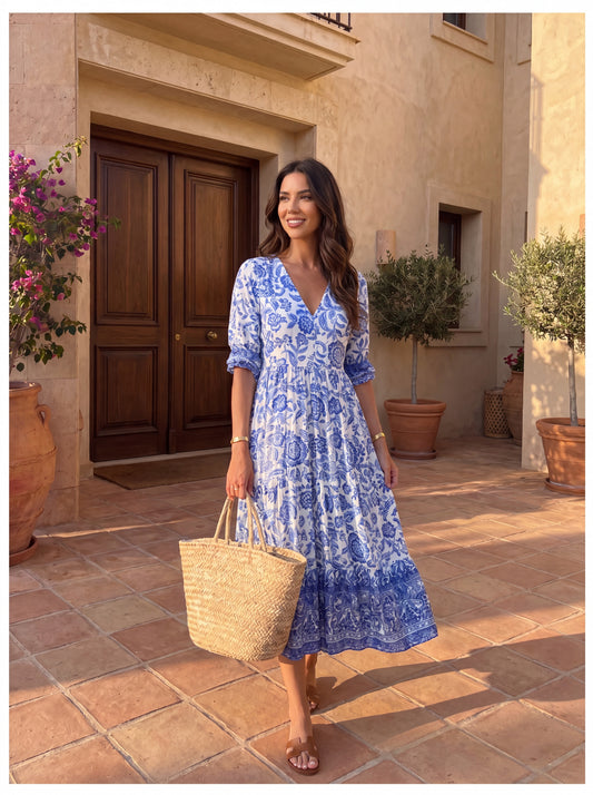 Vestido Floral Riviera Test