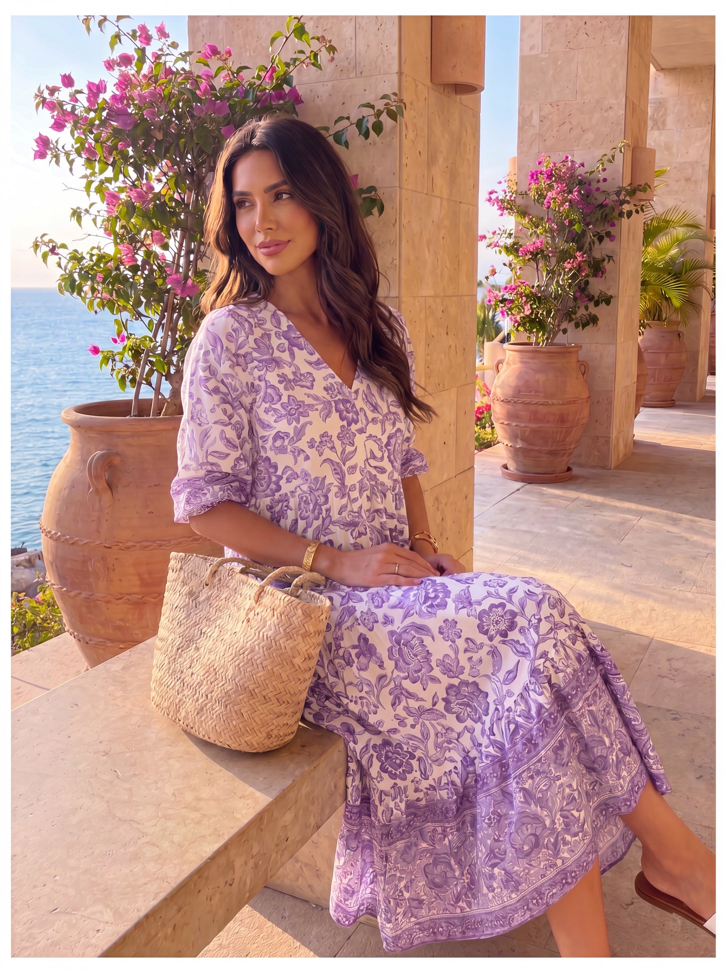 Vestido Floral Riviera Test