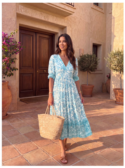 Vestido Floral Riviera Test