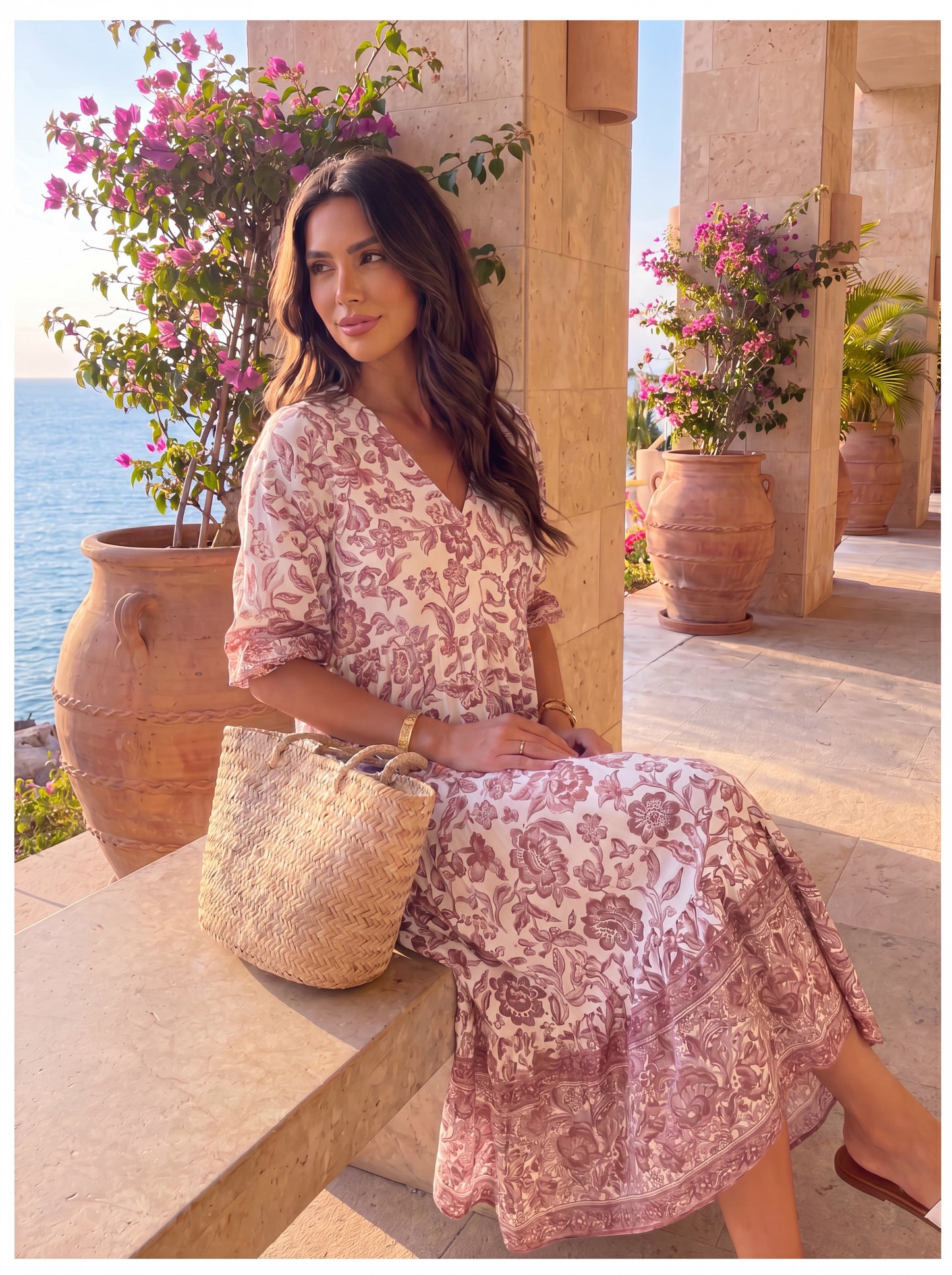 Vestido Floral Riviera Test